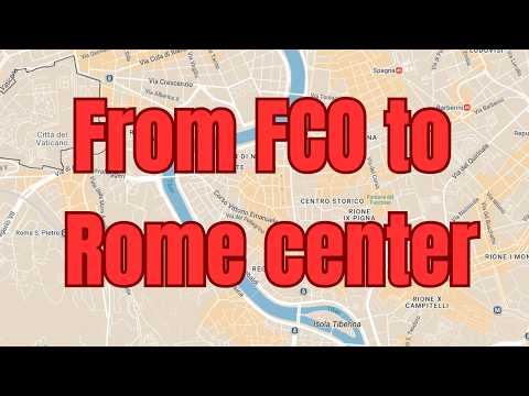 Getting from Fiumicino Airport into Rome