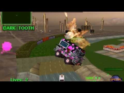 [PSX] Twisted Metal 2 - Tournament with Dark Tooth (with Head) Playing for a Sweet Tooth