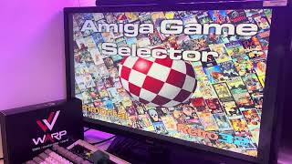 Amiga Game Selector 2.6 WARP 1260 105MHz gaming/test