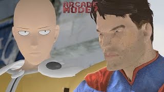 SAITAMA (ONE PUNCH MAN) vs. SUPERMAN | ARCADE MODE! [EPISODE 3]