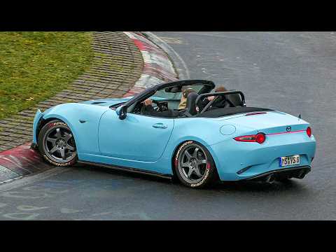 BEST OF MAZDA MIATA MX5 on the NÜRBURGRING! EPIC Battles, FAILS & Action! Nordschleife