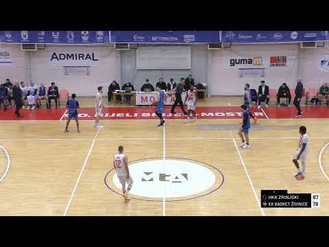 HKK Zrinjski 1992 vs KK Basket Živinice | 11. kolo | MAXBET LIGA | Sezona 2025/2026