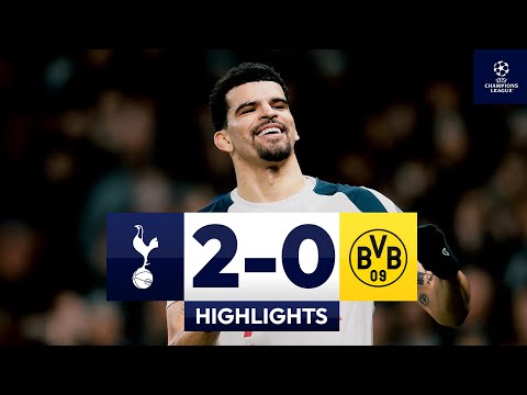 Tottenham Hotspur 2-0 Borussia Dortmund | Champions League Highlights | Dominic Solanke is BACK! 🙌
