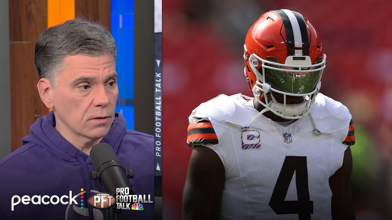 Browns resist benching Deshaun Watson as struggles continue | Pro Football Talk | NFL on NBC