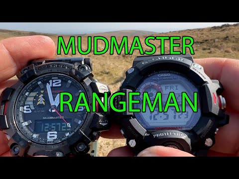 G Shock GWG 2000 Mudmaster 1A3ER | GW 9400 Rangeman | module 5678 & 3100 | musical comparison