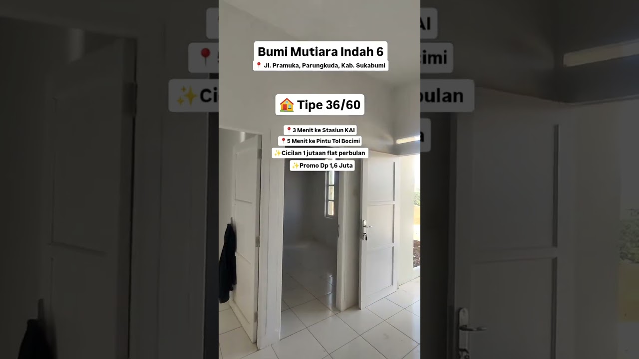 Hunian Subsidi Paling Strategis Dekat ke Stasiun Parungkuda