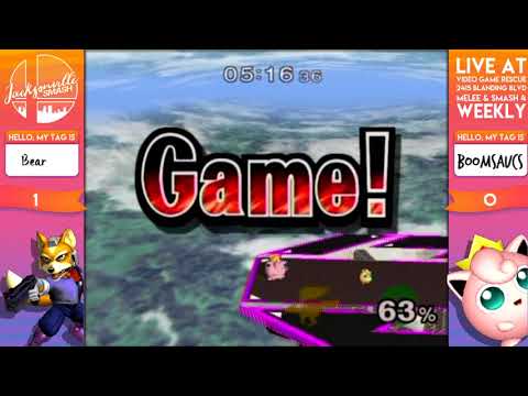 Jax Smash Weekly 1/4 - Bear(Fox) vs. Boomsaucs(Jigglypuff) Losers R3