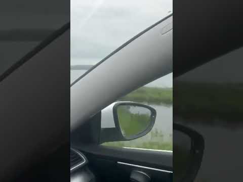 Bayern Hochwasser. Neuburg an der Donau