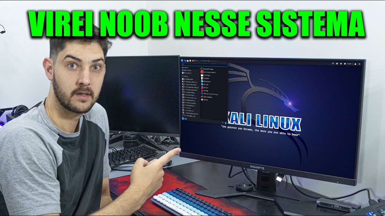 INSTALEI O SISTEMA OPERACIONAL DOS HACKERS, KALI LINUX