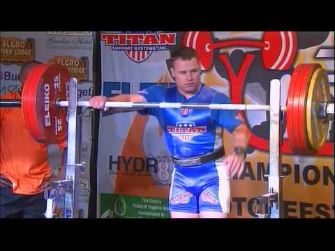2014 IPF Raw World Championship Squat Donny Bigham (451lbs)