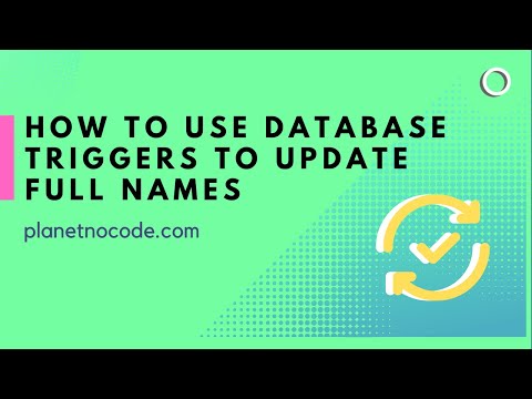How to use database triggers to update full names thumbnail