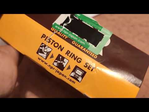 NPR piston ring set; review