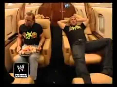 DX in vince mcmahons car
