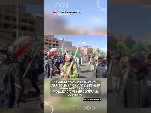 Delegación de Chayanta arribo a la ciudad de El Alto para reforzar las movilizaciones