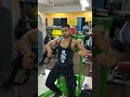 Seated single arm lateral raise & band over machine rear delt fly