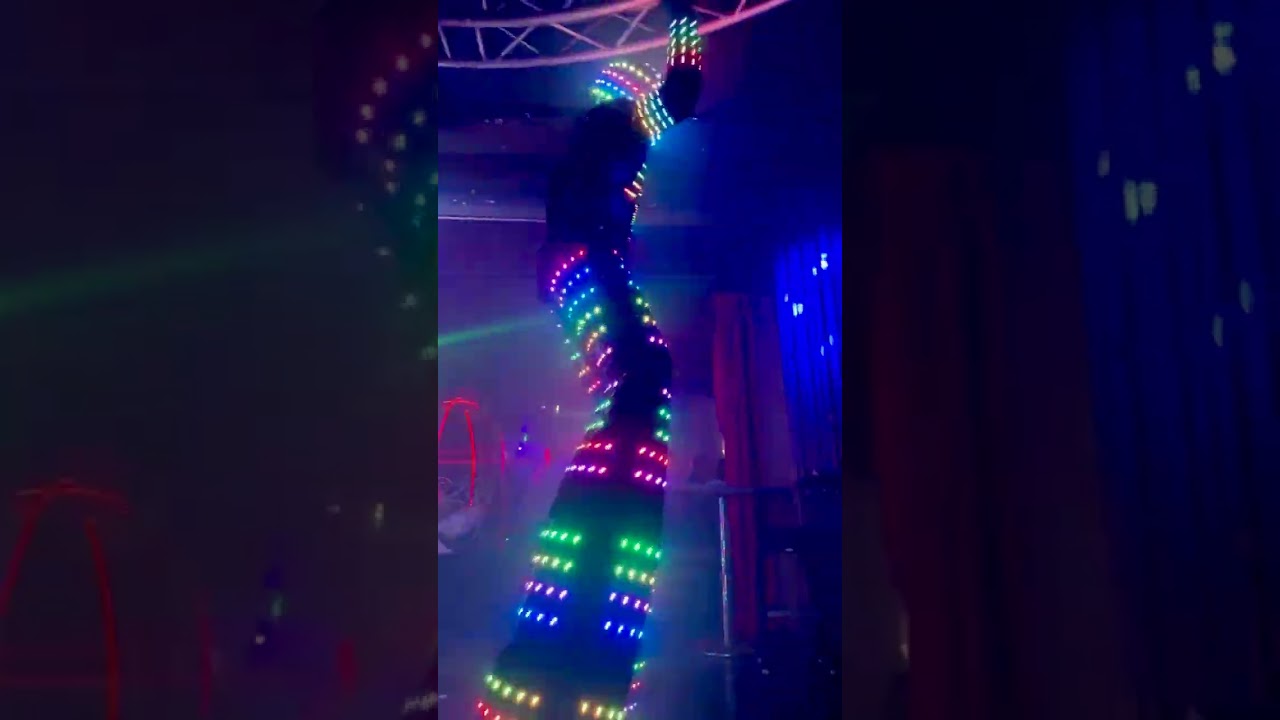 Promotional video thumbnail 1 for LED Party Robots - The Mega Mechs