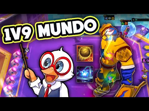 LeDuck Discovers A NEW Hilarious Broken Mundo 1v9 Build