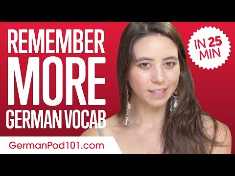 Learn 125 Intermediate German Words with Alisa German Vocabulary Made Easy