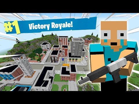 💀 PLAYING FORTNITE BATTLE ROYALE IN MINECRAFT!  🌎