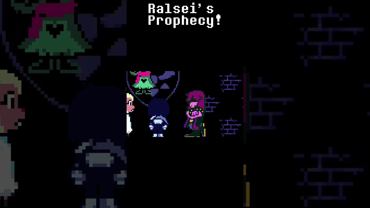 Ralsei's Prophecy! #undertale #animation #deltarune #ralsei #kris #susie #funny #memes #shorts