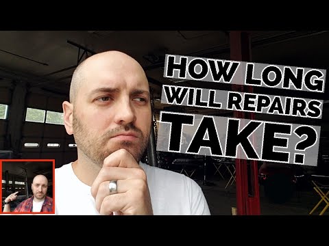 HOW LONG WILL IT TAKE TO FIX MY CAR? // How long do auto body collision repairs take?