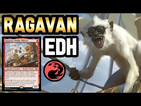 🐒 Ragavan Nimble Pilferer is the BEST red creature ever printed! 【 EDH Deck Tech 】