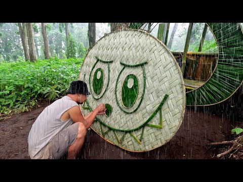 SOLO CAMPING BUSHCRAFT STARKER REGEN – BAUEN SIE LABUBU-UNTERKUNFT