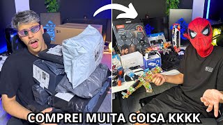 GASTEI DINHEIRO NA SHOPEE DE NOVO E COMPREI TUDO QUE EU QUERIA KKKKK