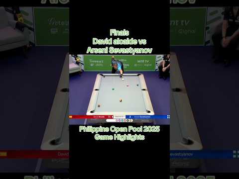 Finals | David Alcaide vs Arseni Sevastyanov #Philippineopenpool2025 #wnt #nineball #matchroompool