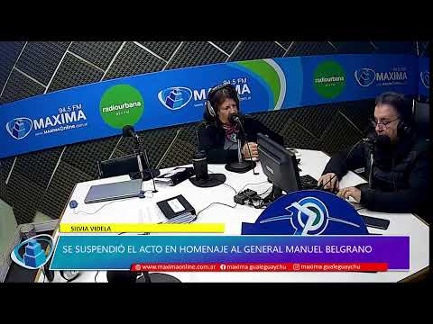 SILVIA VIDELA. Se suspendió el acto en homenaje al General Manuel Belgrano