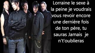 Indochine - La lettre de métal paroles