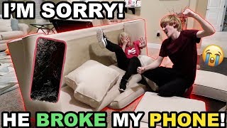 HE FOUND OUT.. AND HE&#39;S SO MAD!! (Promise broken)