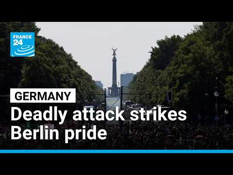 'He may be armed and dangerous': Manhunt continues after man drives vehicle into Berlin Pride event