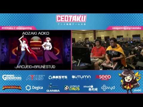 CEOTAKU 2016 MBAACC Top 8 - KUSANAGI vs Rei