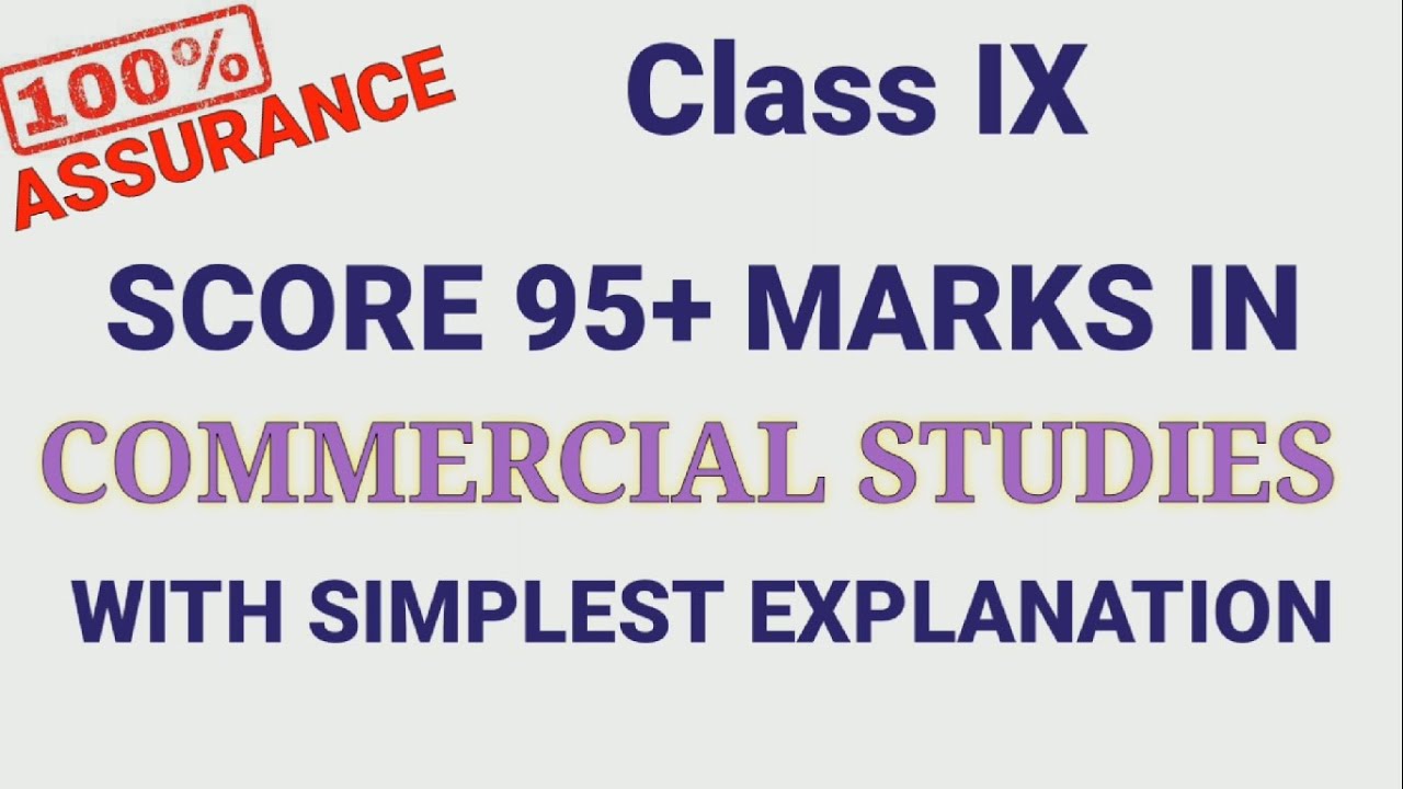 #2 Commercial and Non Commercial Activities | Economic Activities | Class 9 Commercial Studies
