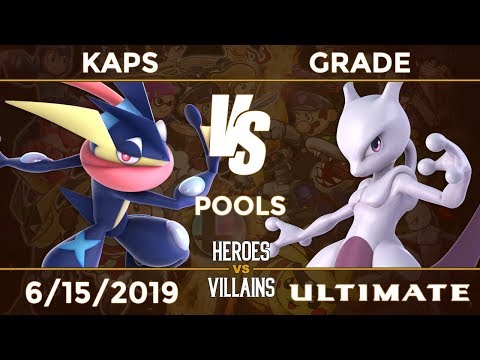 Heroes vs Villains: Pools - Kaps (Greninja) vs Grade (Mewtwo, Wolf)