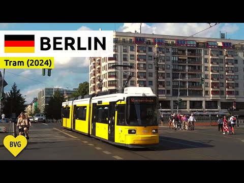 Trams in Berlin, Germany (2024) | BVG Berlin [4K]