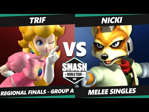 SWT EU RF Group A - Trif (Peach) Vs. Nicki (Fox) SSBM Melee Tournament