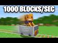 Minecarts Are 1000x Faster Now In Minecraft