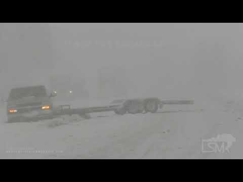 12-2-2020 Buffalo, OK-Heavy Snow Slide offs and Hazardous Travel.mp4