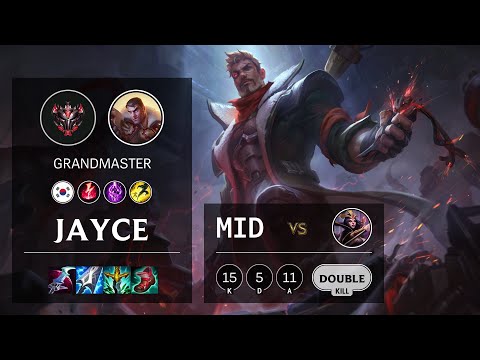 Jayce Mid vs LeBlanc - KR Grandmaster Patch 11.23