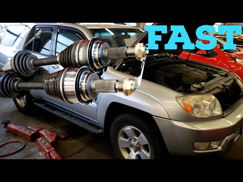 How To Replace CV Axles   03-09 Toyota 4Runner FAST!