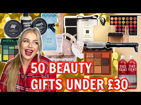 50 BEST BEAUTY GIFTS UNDER £30- makeup, hair, skincare & tools | Lucy Flight