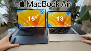 MacBook Air 13" vs. Macbook Air 15" - Which is the right size?