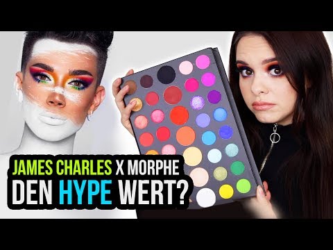 Video Thumbnail: James Charles x Morphe Palette - TOP oder FLOP?! Review, Swatches &amp; Look!