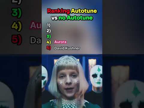 Ranking autotune vs no autotune #shorts #singing #autotune