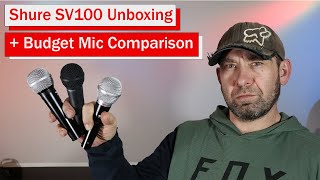 Video thumbnail for Shure SV100 Unboxing | Comparison Vs Pyle PDMICKT34 Vs Behringer Ultravoice XM8500 by DJ Huckmonkey