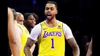 D'Angelo Russell back-to-back 3PTM | Los Angeles Lakers vs Atlanta Hawks