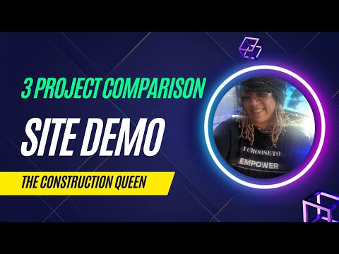 Estimating - 3 Project Comparison  - Demolition Take-Off Project 1,  Part 1