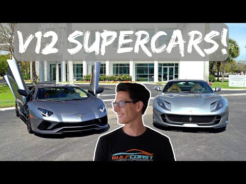 Ferrari 812 Superfast vs Lamborghini Aventador S REVIEW | V12 Supercars